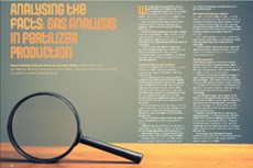 Analysing the facts: gas analysis in fertilizer production