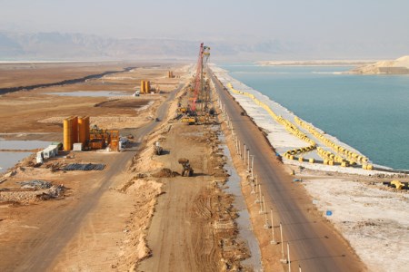 Bauer carries out dam remediation project for Arab Potash Company 