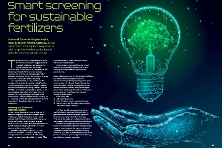 Smart screening for sustainable fertilizers